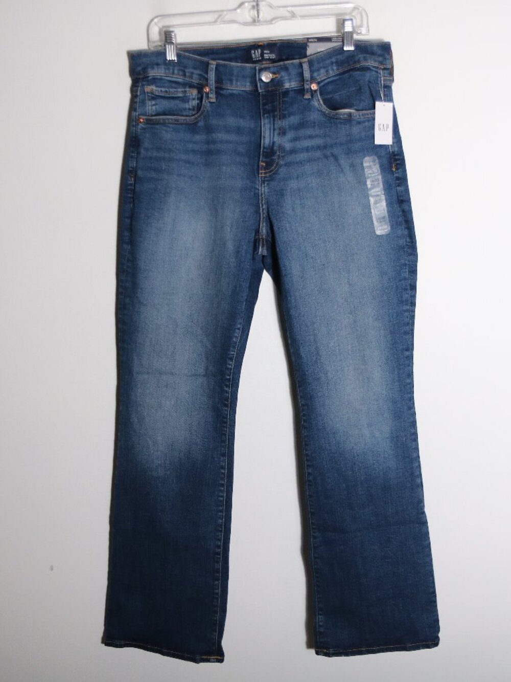 Gap Universal Baby Boot Jean Womens 14 32R Stretch Dark Wash Kick Flare Bootcut